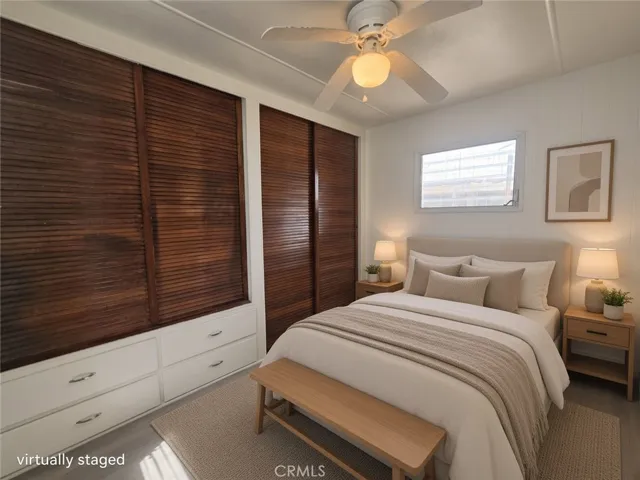bedroom #2 - digitally altered virtual staging