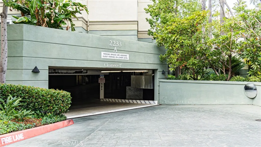 Garage enterance