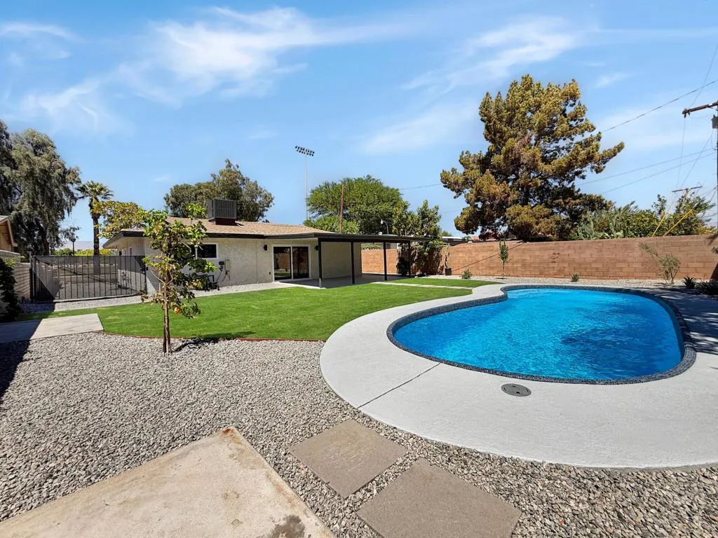 pool and house rear 2 pool and house rear 2