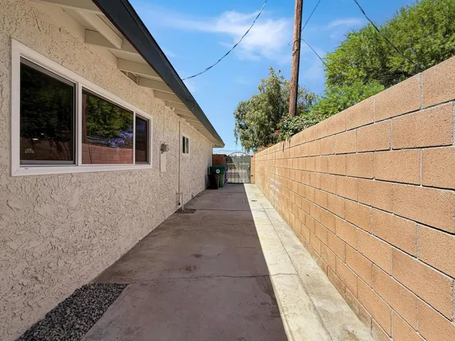 north side yard