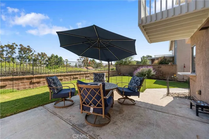 Backyard with views from main floor