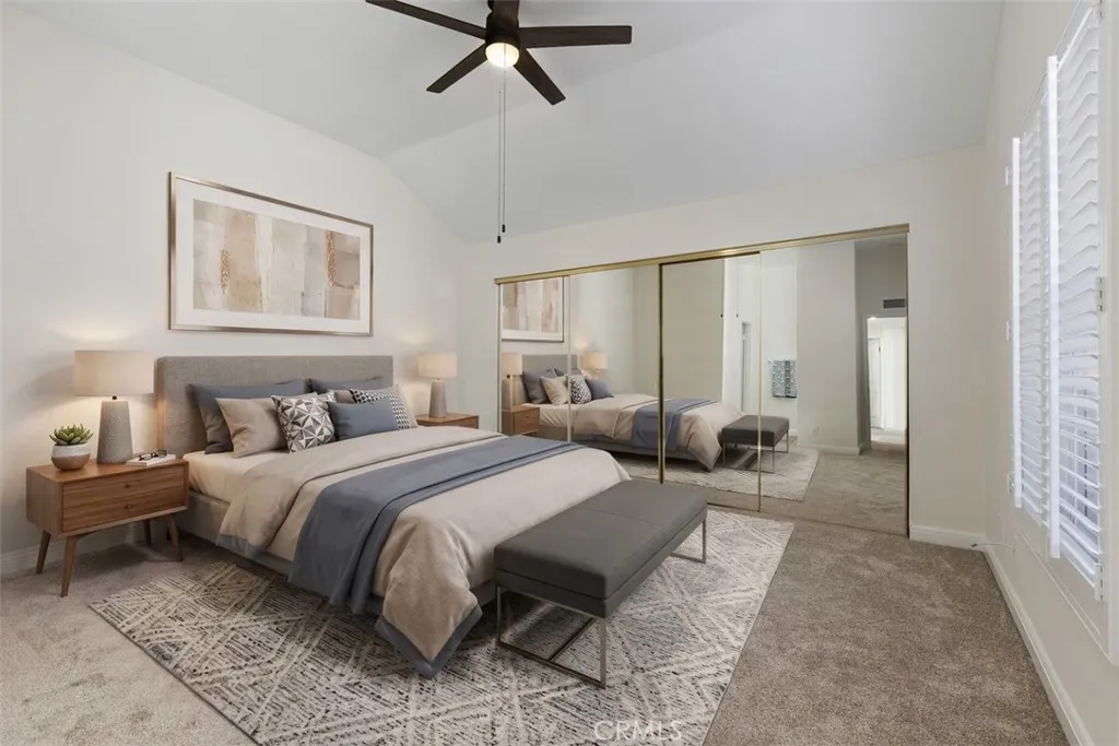 **Primary Bedroom virtually staged**