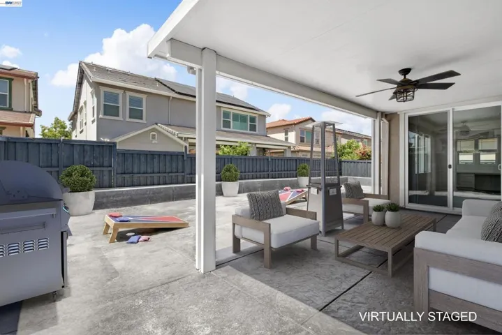 DIGITALLY STAGED BACKYARD