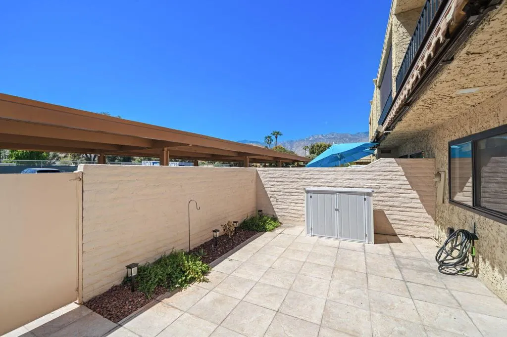 Back patio