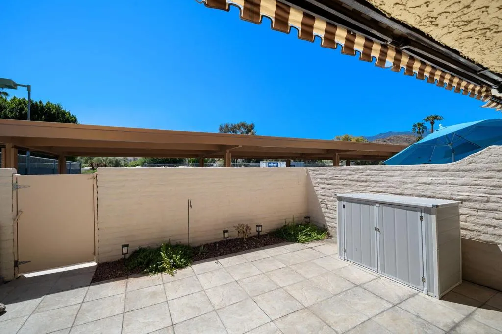 Back patio