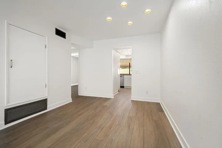 Living/Dining Room leading into kitchen