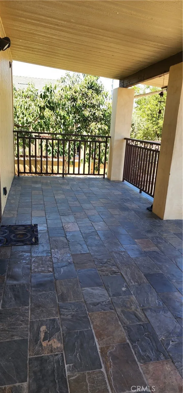 unit #1 address 3112 front entry patio view.