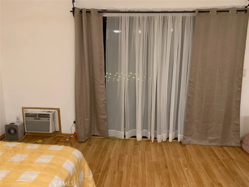 space with wood like flooring