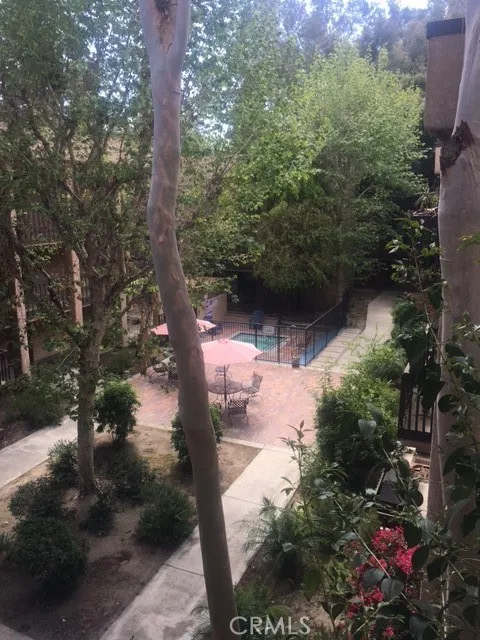 view from balcony