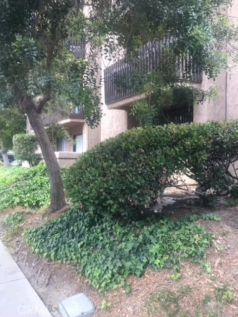 front of building