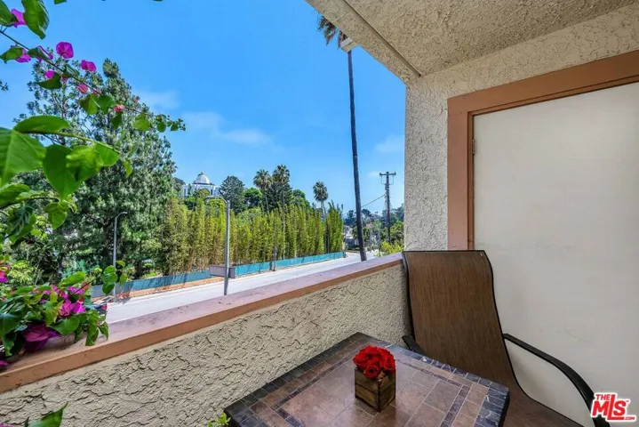 Balcony facing West