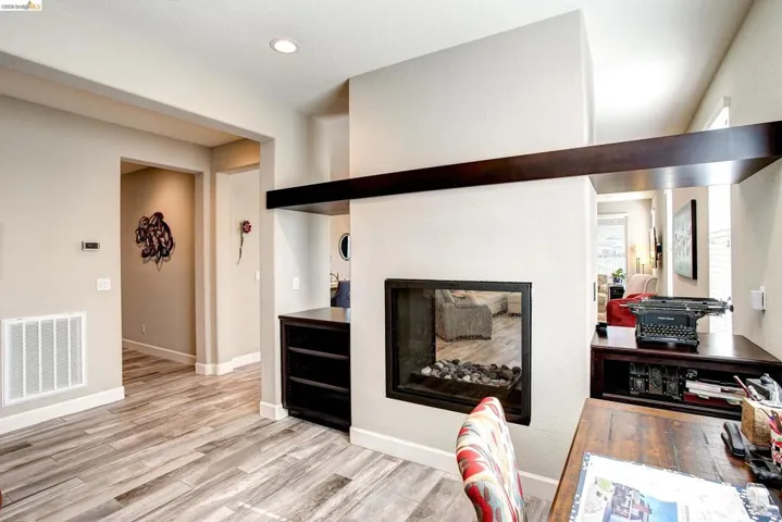 Enjoy the fire place in both rooms