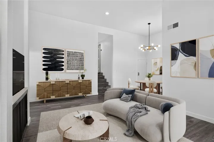 Virtually staged furnishing