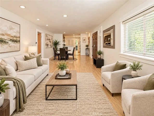 View of Living room and Dining room