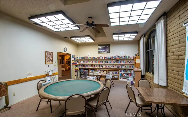 Clubhouse Library and Card Tables
