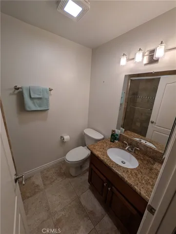 Convenient first-floor bathroom located beside the private bedroom, creating an ideal and comfortable guest retreat.