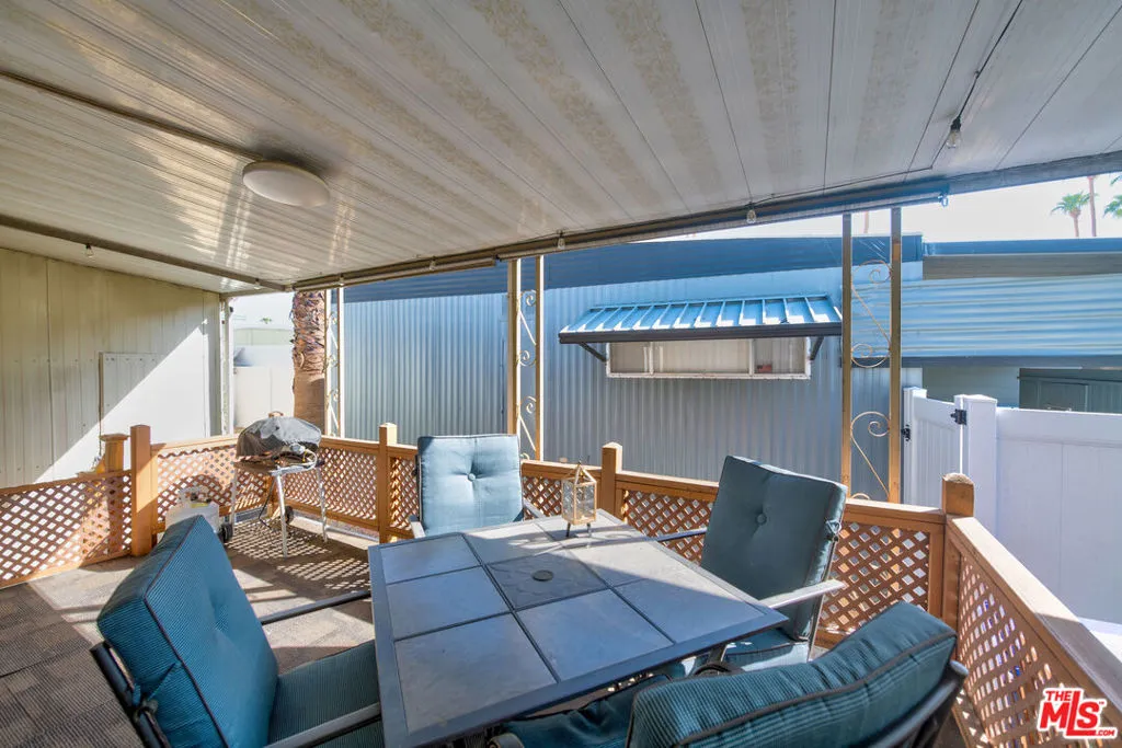 Rear patio