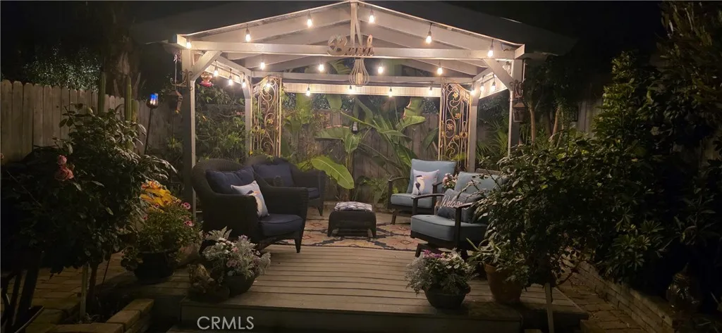 Nightime Ambience with Solar Tiki Torches and Remote Lighting