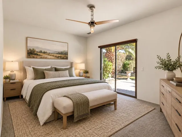 Ai Staged bedroom