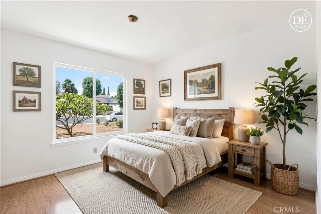 Bedroom #3 - Digitally Enhanced with Furniture & Decor