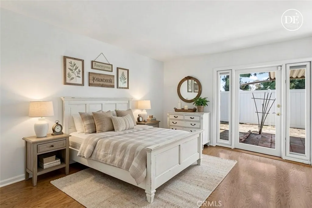 Primary Bedroom - Digitally Enhanced with Furniture & Decor
