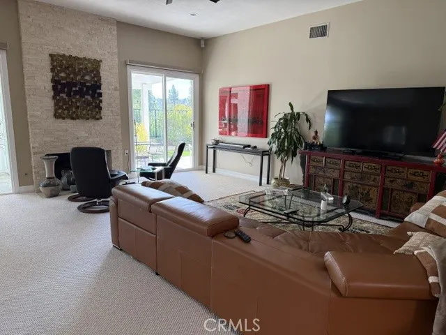 Living Room with Fireplace