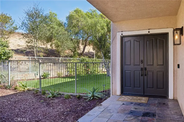 Striking front door.