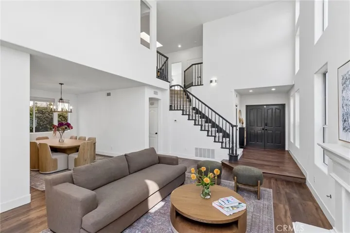 Inviting staircase leading to the second-floor bedrooms.