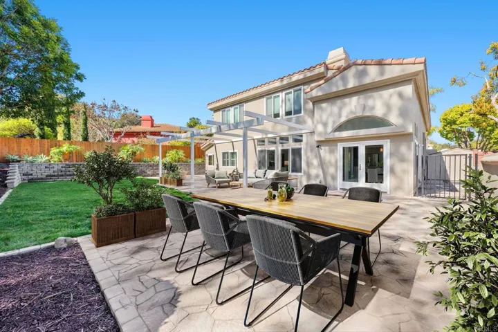 Backyard Furnishings Virtually Staged