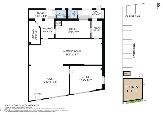 Measurement floor plan
