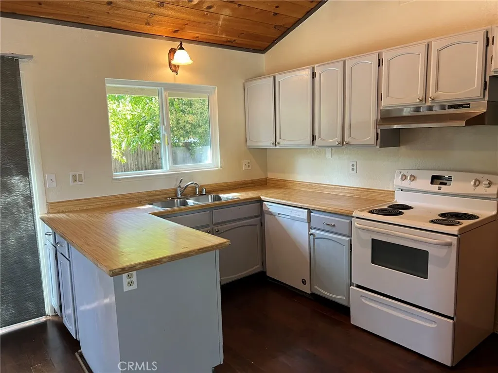 Open kitchen.