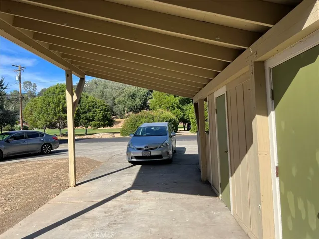 Carport (dryer hook up in the shed.)