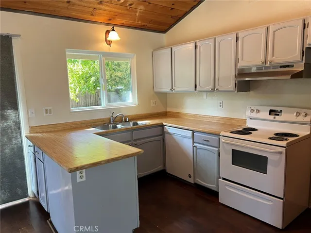 Open kitchen.