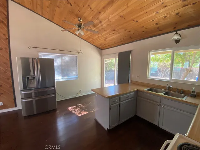 Kitchen looking toward dining area.