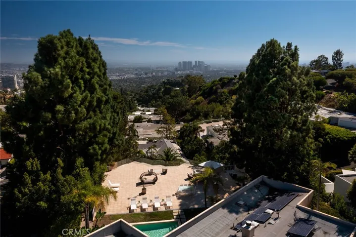 Arial View of Main House Entertainment Space
