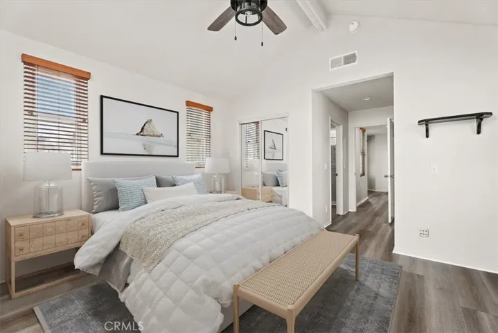 Virtually Staged Primary Bedroom