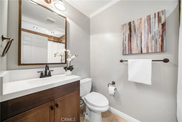 Hallway bathroom