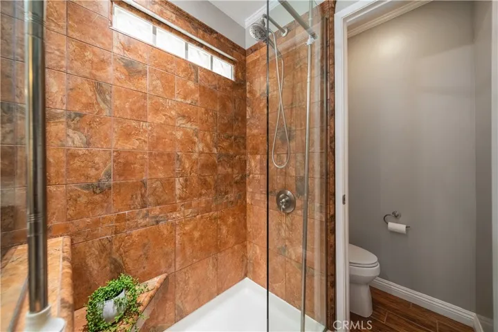 Primary walk-in shower