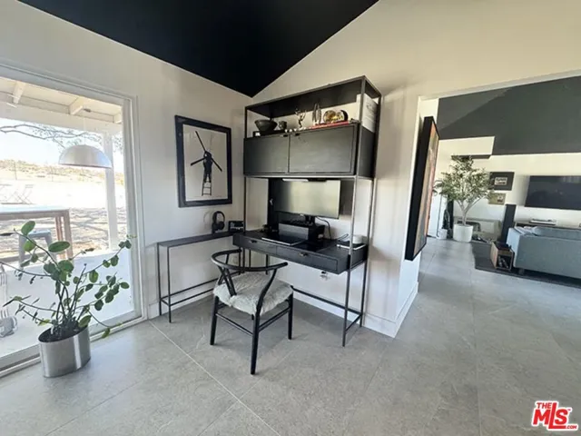Study area next to kitchen