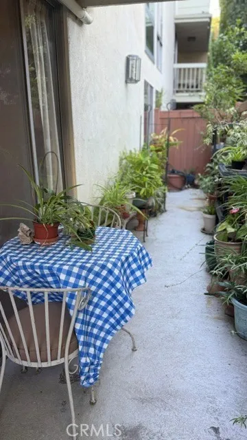 Large private patio Large private patio