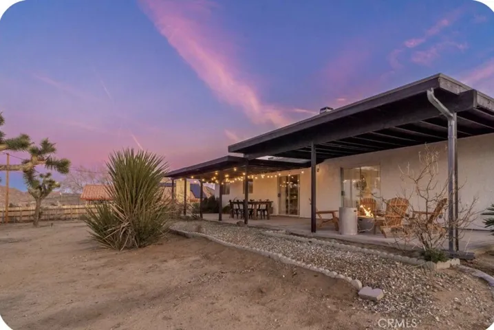 expansive backyard
