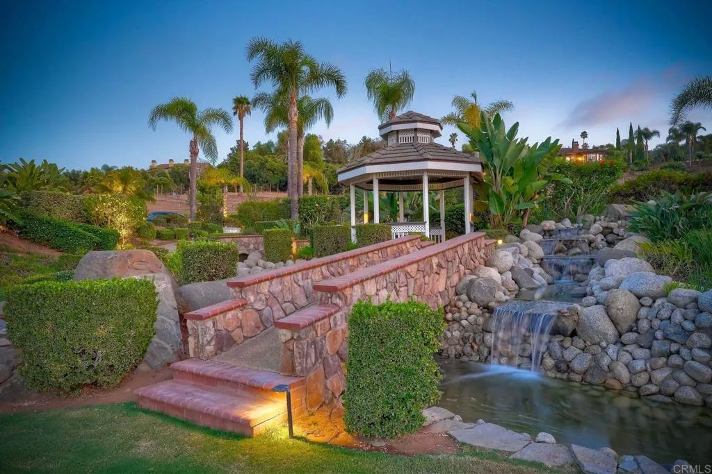 Illuminated landscape lighting for dusk & nightfall creates a stunning ambiance for evening walks Illuminated landscape lighting for dusk & nightfall creates a stunning ambiance for evening walks