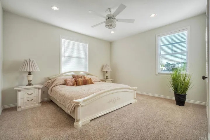 Spacious bedroom ensuite with walk in closet & private bathroom