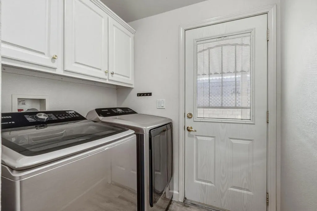 Laundry area