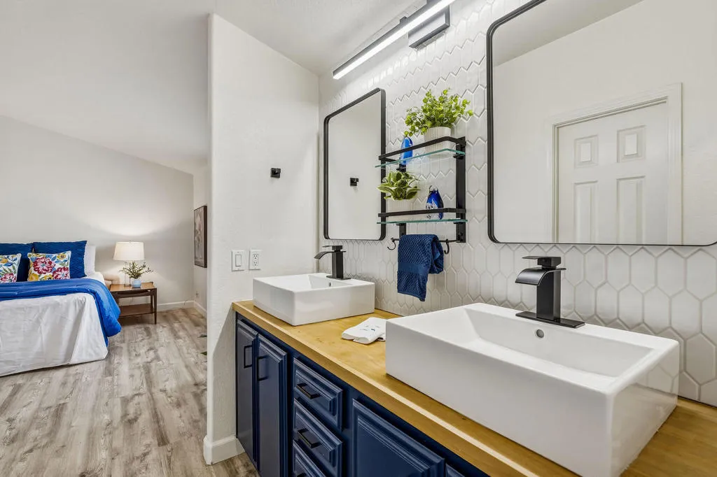 Double sink vanity