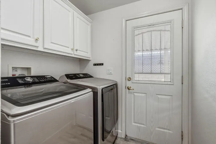 Laundry area