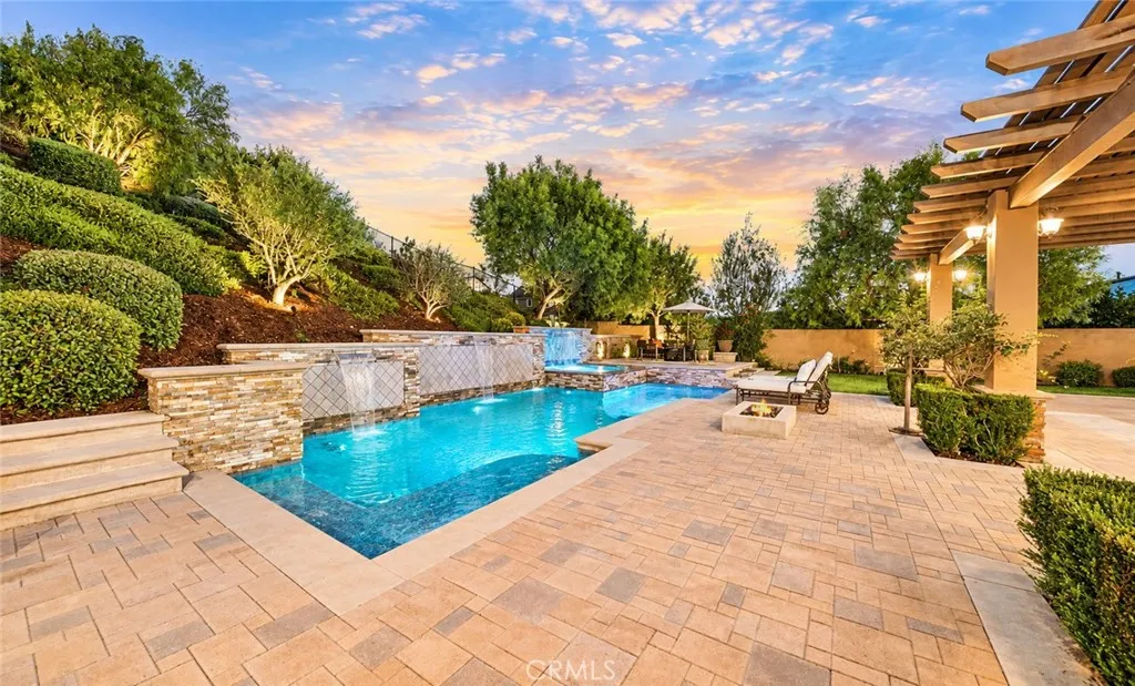 Designer Pool with Waterfalls