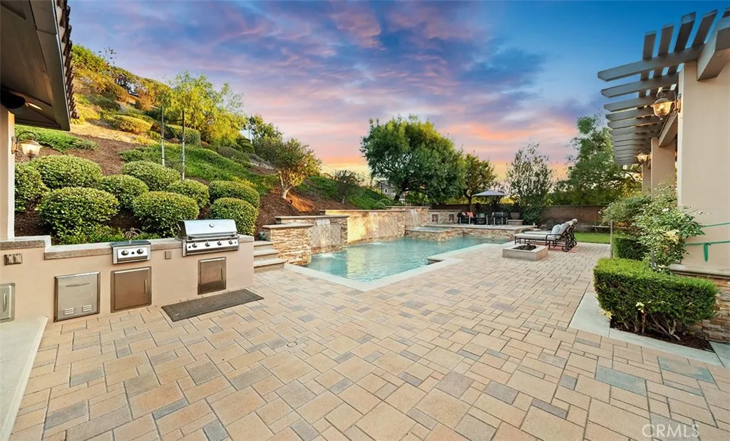 Designer Pool with Waterfalls