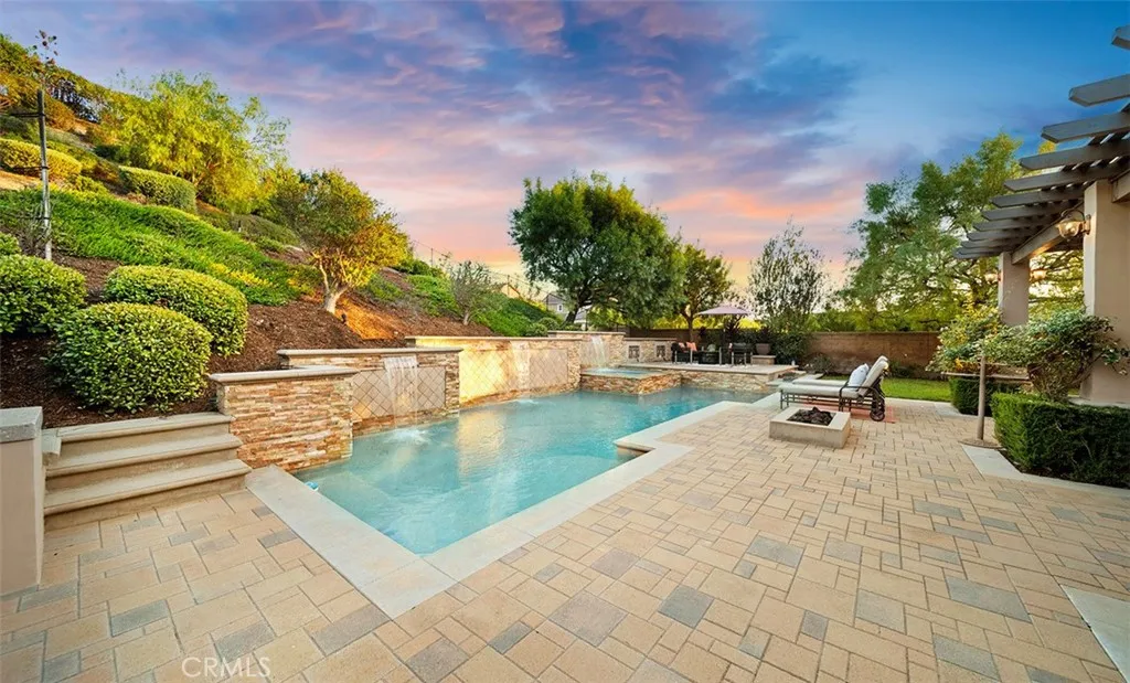 Designer Pool with Waterfalls