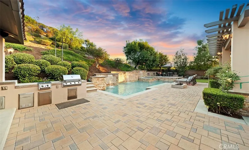Designer Pool with Waterfalls